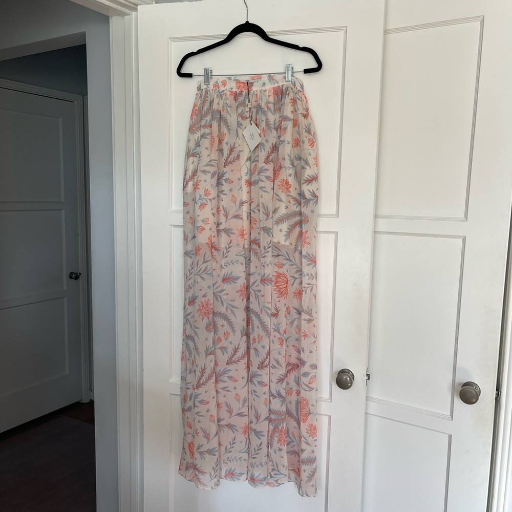 by egreis long floral skirt (new) - nwt - size medium